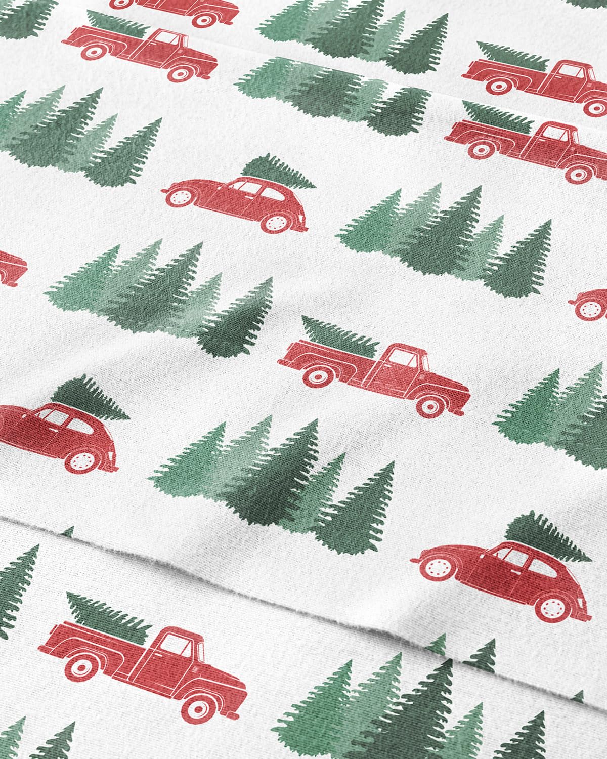 CGK Unlimited Christmas Flannel Sheet Set
