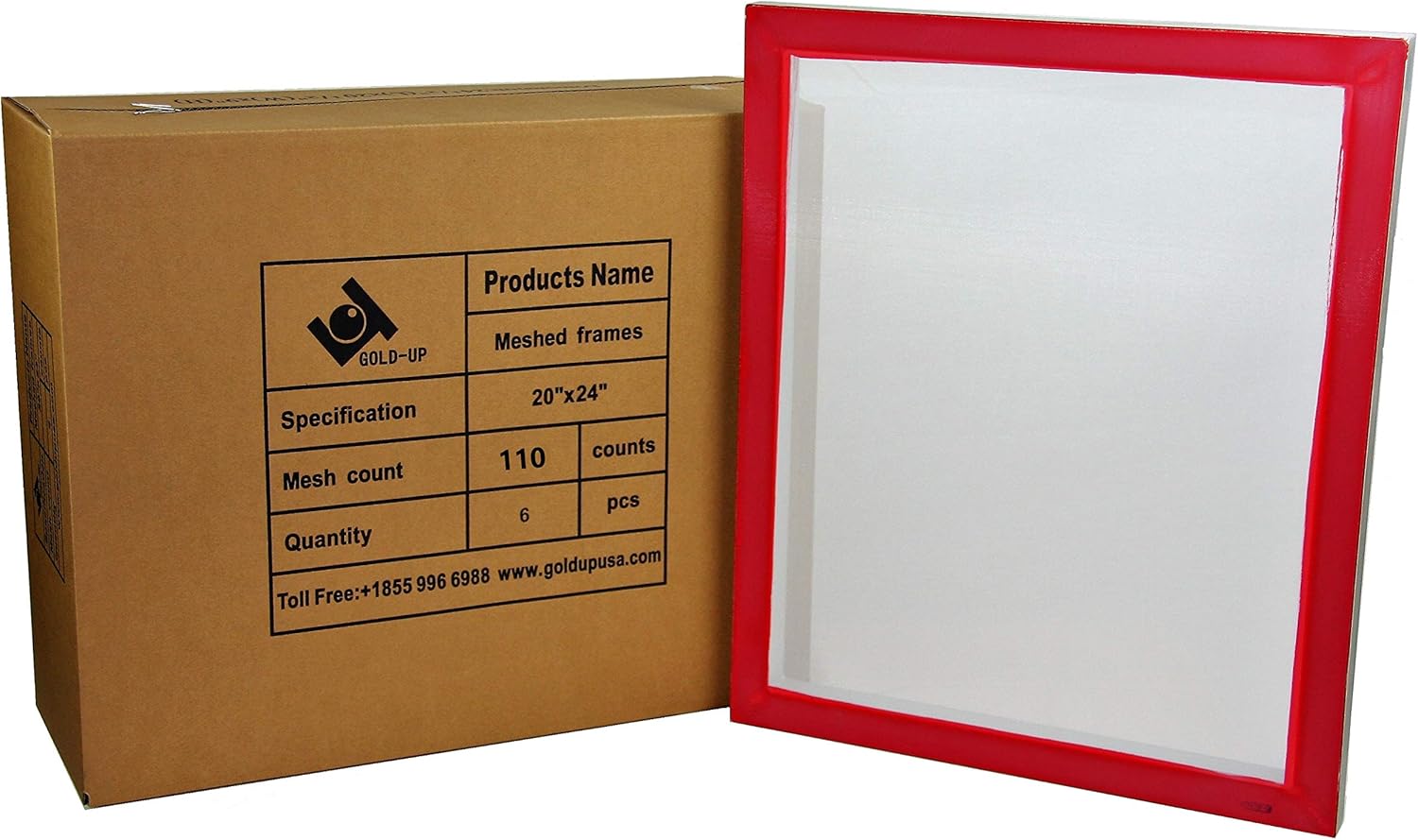 20 x 24 Inch PreStretched Aluminum Silk Screen Printing