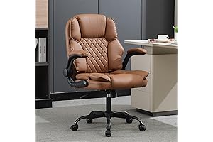Mid Back Executive Leather Office Desk Chair
