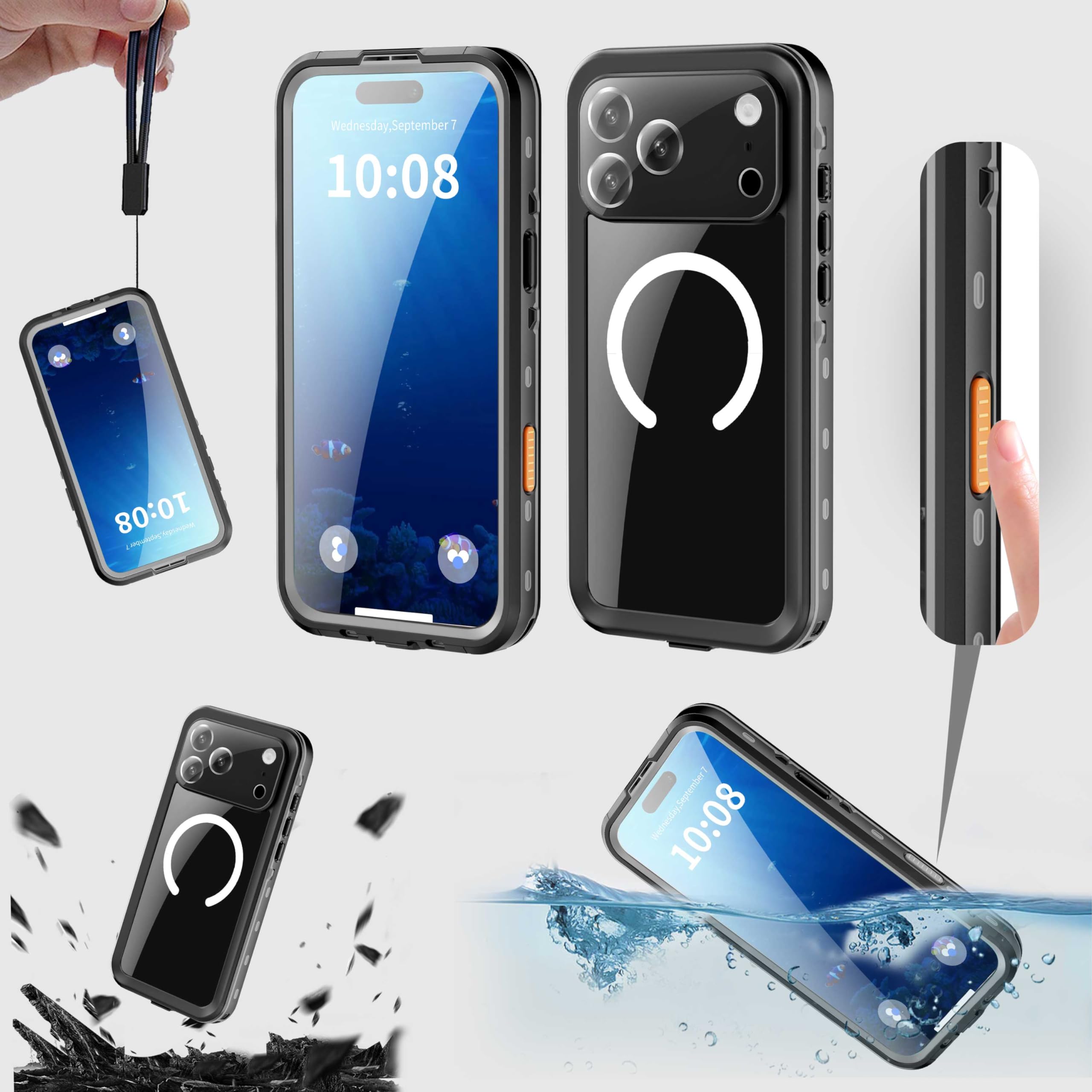 Amazon.co.jp: iPhone 17Promax防水ケース iphone 17Promax防水カバー