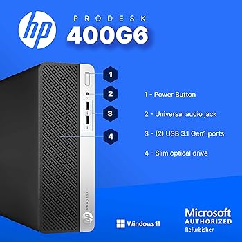 ▲　HP ProDesk400G6 i5　Win11　Office　NvMe ▲ Amazon.com: HP ProDesk 400 G6 SFF Desktop Computer PC, Core