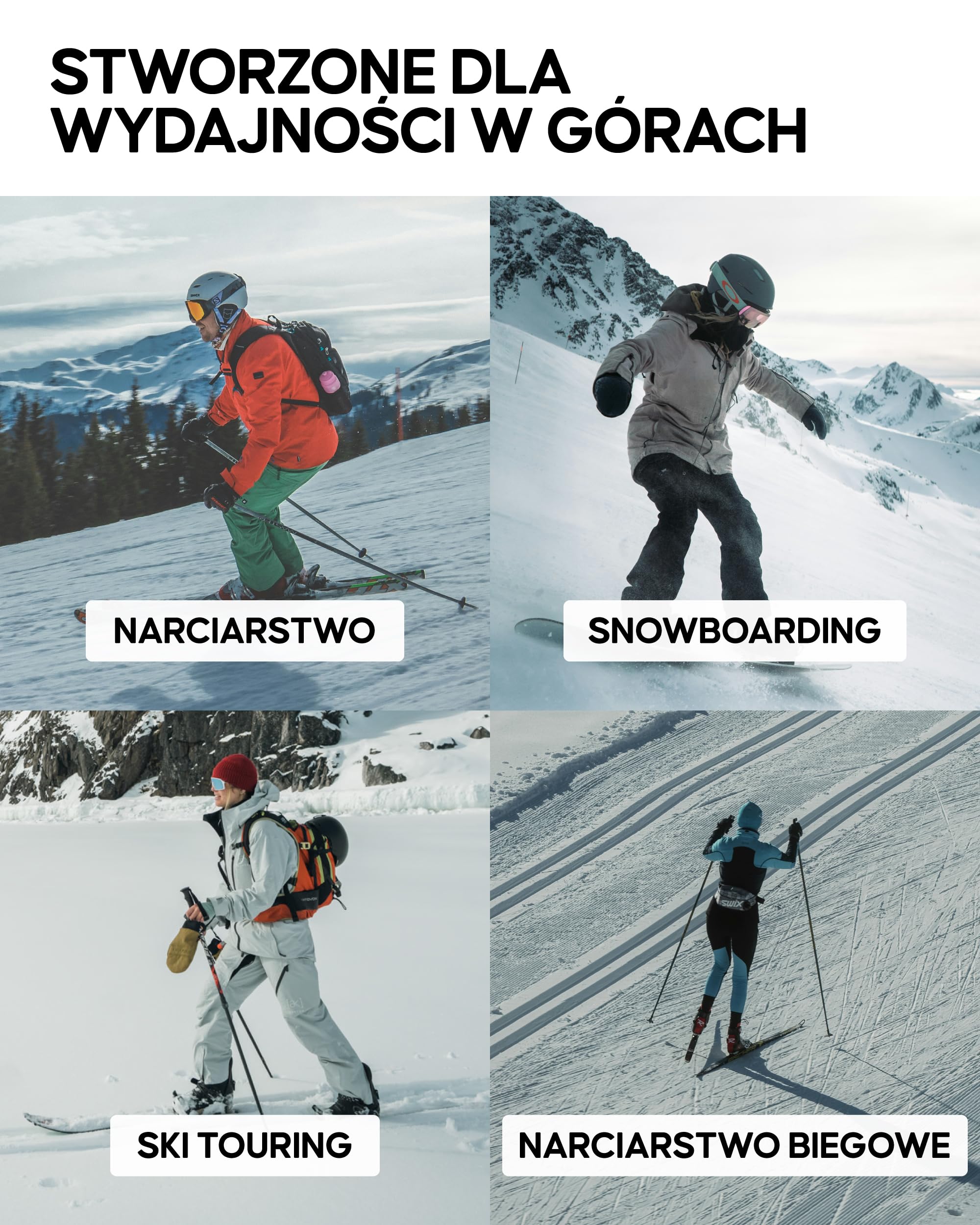 DANISH ENDURANCE Skarpety Narciarskie Merino, Lekkie, Precyzyjnie Dopasowane, z Niską Amortyzacją, Bezpośredni Kontakt z Butem i Kontrola nad Nartami