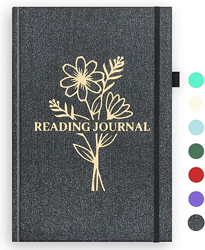 Diario de lectura, diario de lectura de libros, seguimiento y revisa tu lectura, accesorios de libros de regalo para amantes de los libros y