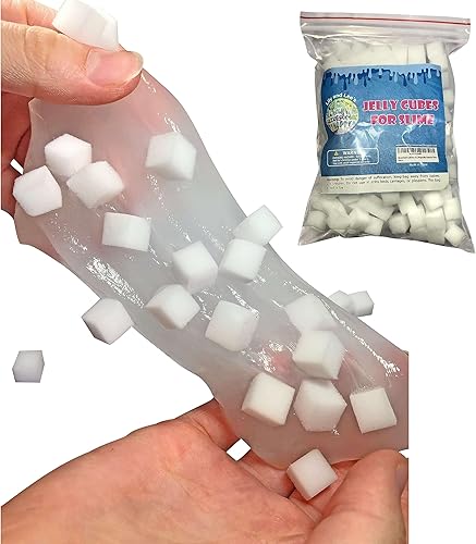Lily and Lee's Craft Accessories Shoppe Cubos de gelatina para limo Accesorios de slime, complementos de slime, cosas de slime, mezcla de slime,
