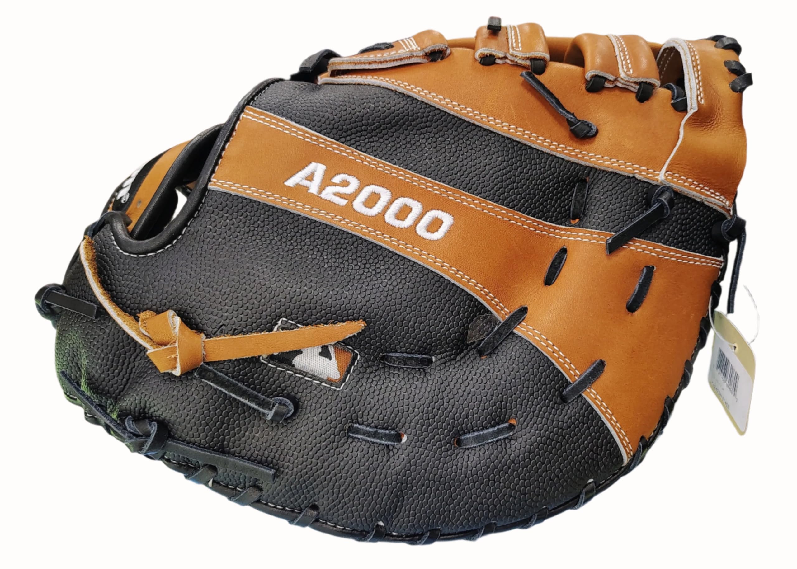 Wilson A2000 1614SS First Base Baseball Glove, 12.5 inch, Left Hand Throw, Black and Tan