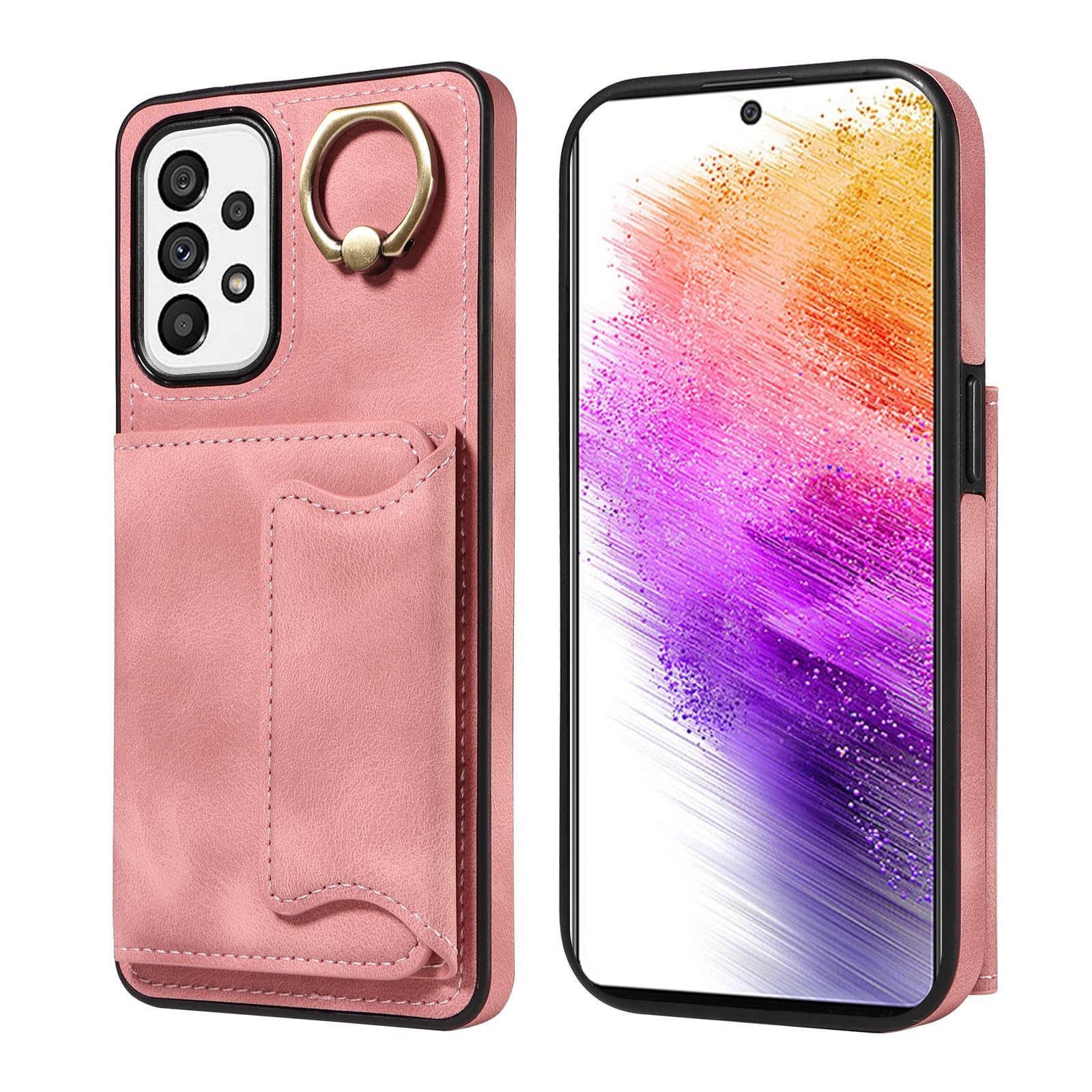 Étui rigide Samsung A73 5G anti-chute protégeant écran et cartes - 8