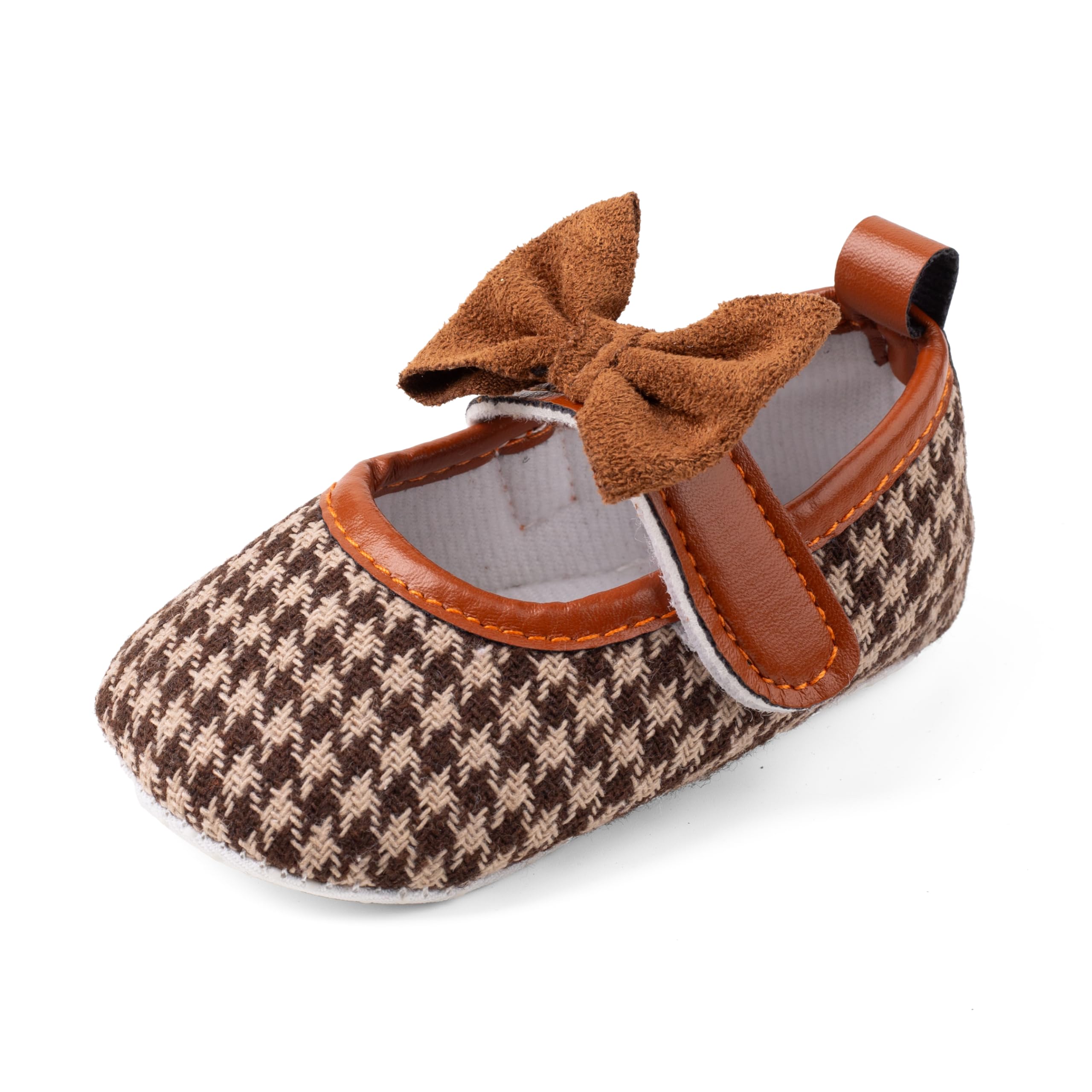 Lillypupp Bowtop Hook-and-Loop Fasteners Strap Bellies Belly Sandals for Girls. Brown Abstract Print Baby Shoes Booties for Girl 0-3 3-6 6-9 9-12 Months. (B0D1YHV8J3) Amazon Price History, Amazon Price Tracker