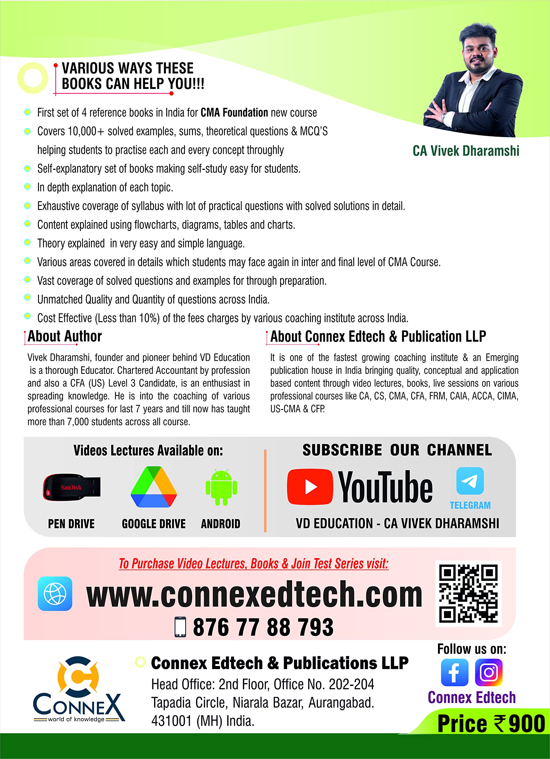Connex CMA Foundation Business Laws and Communication I 2026 Edition I More than 3,800+ MCQs, Theory Q&A and Objective Q&A I Largest Question Bank in India