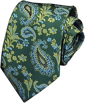 Men Novelty Paisley Ties Cravat Jacquard Luxury Designer Wedding Formal Neckties