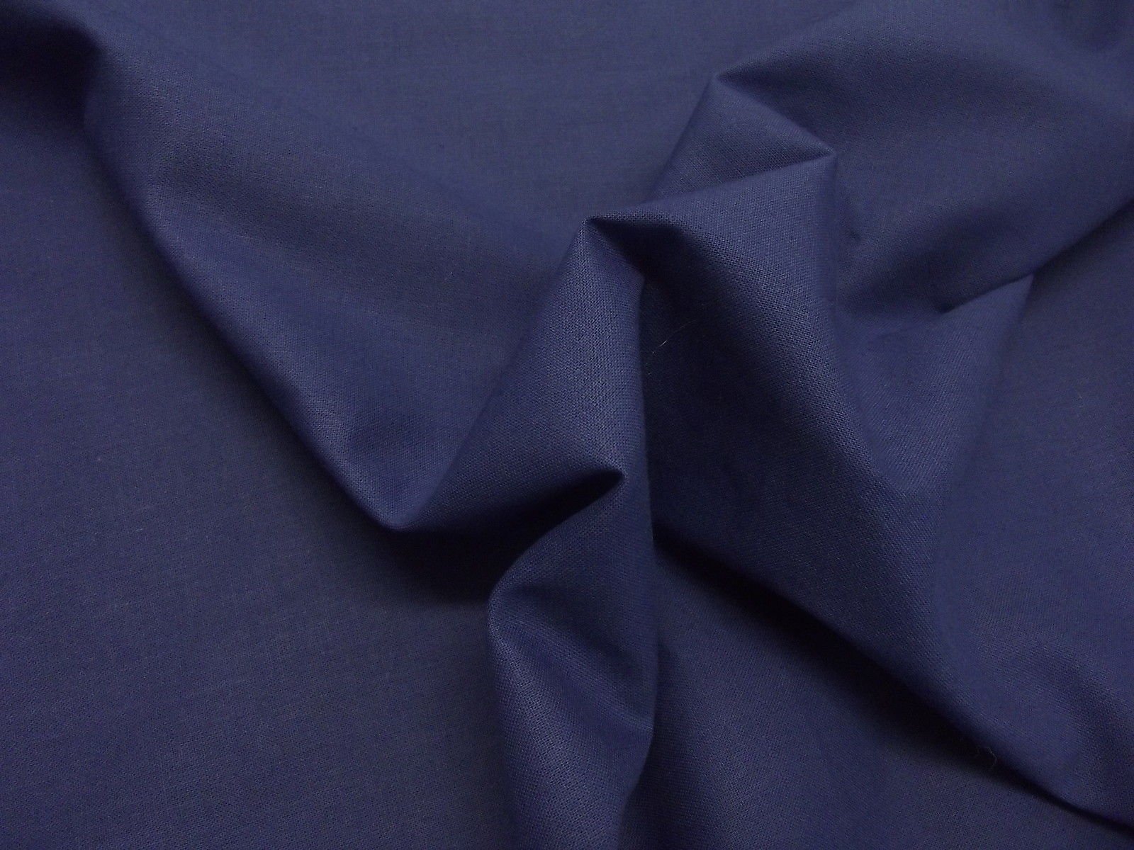 Tissu pur coton bleu royal uni 60 SQ coupon de 10 mètres pour mercerie