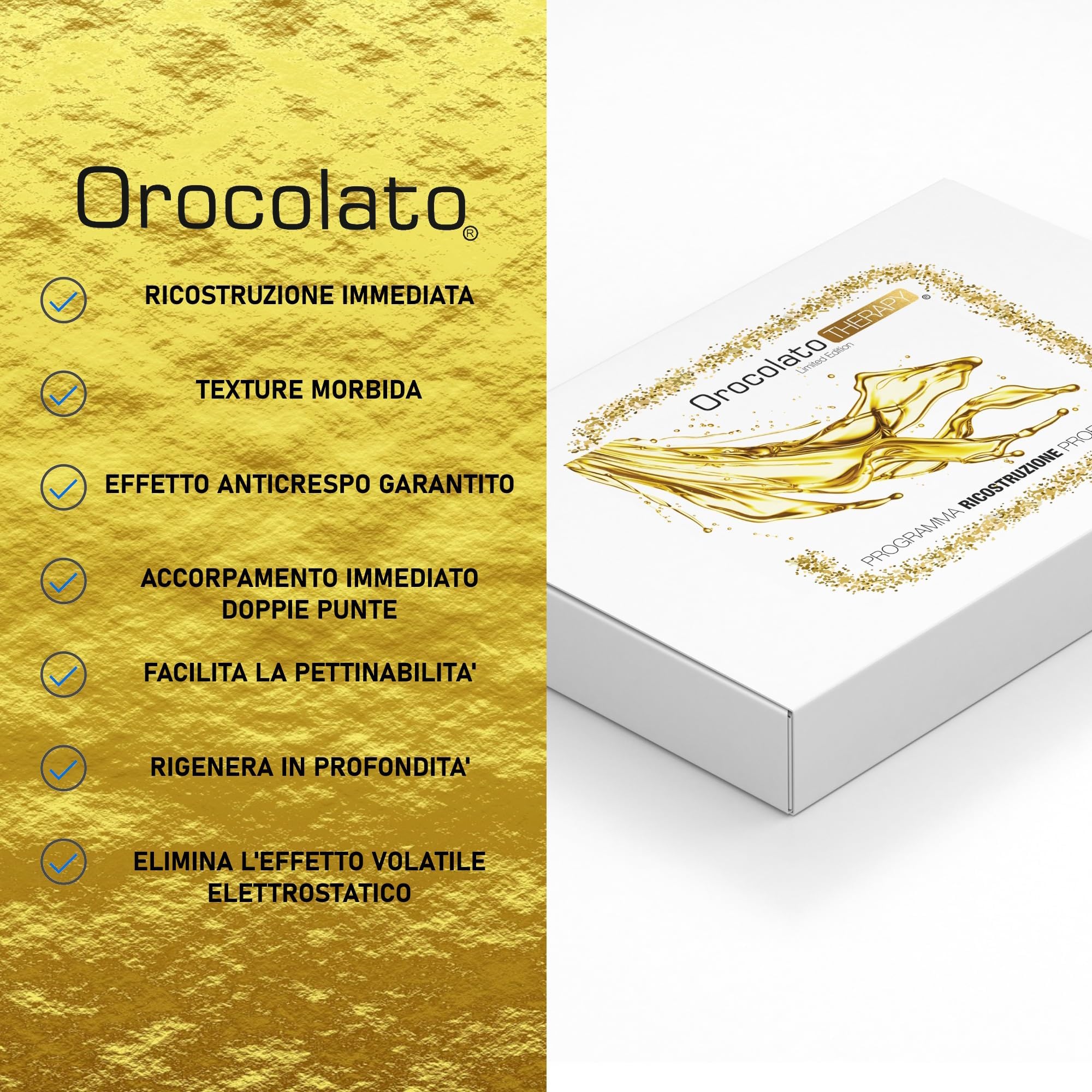 Fiale Ristrutturanti Capelli Professionali – Capelli Visibilmente Più Forti e Morbidi già dalla Prima Applicazione – Trattamento Intensivo Riparatore per Capelli Secchi e Danneggiati – 10×12 ml
