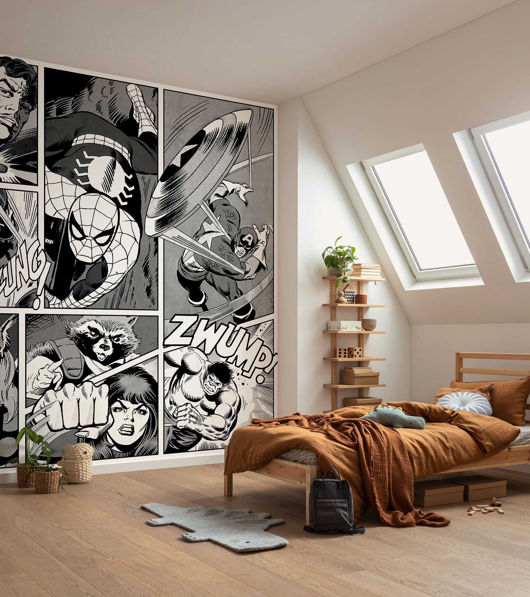 Lilo and Stitch Wallpaper 212 x 250 cm children kids bedroom Disney brown