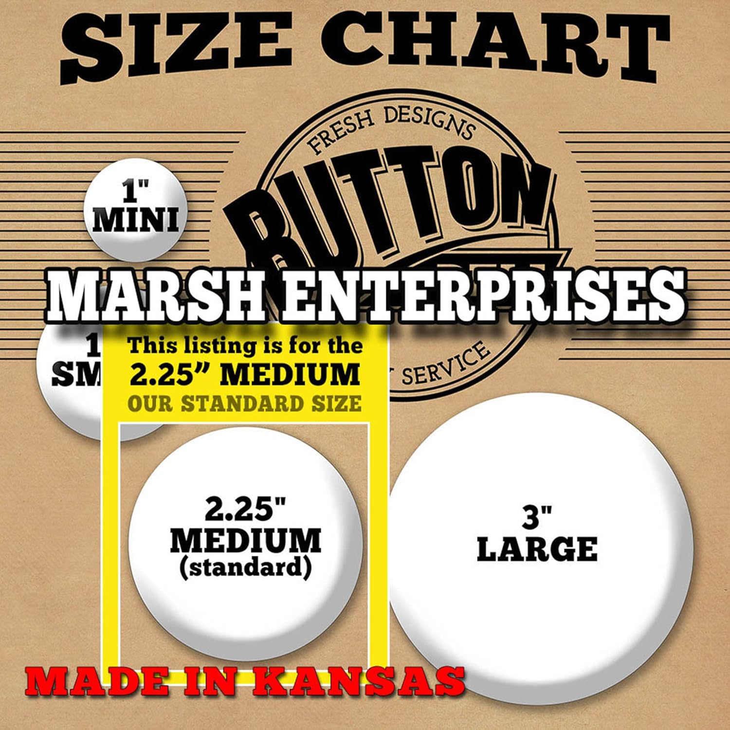 Vista 4 de Knope - Botones inspirados para disfraz de Halloween, paquete de 4, My Strategy is to Win, Elect for President - Design 094, Sin gemas.