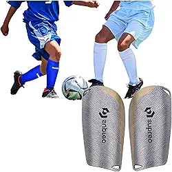 Caneleira futebol esportiva futsal protetor para canela infantil adulto esporte