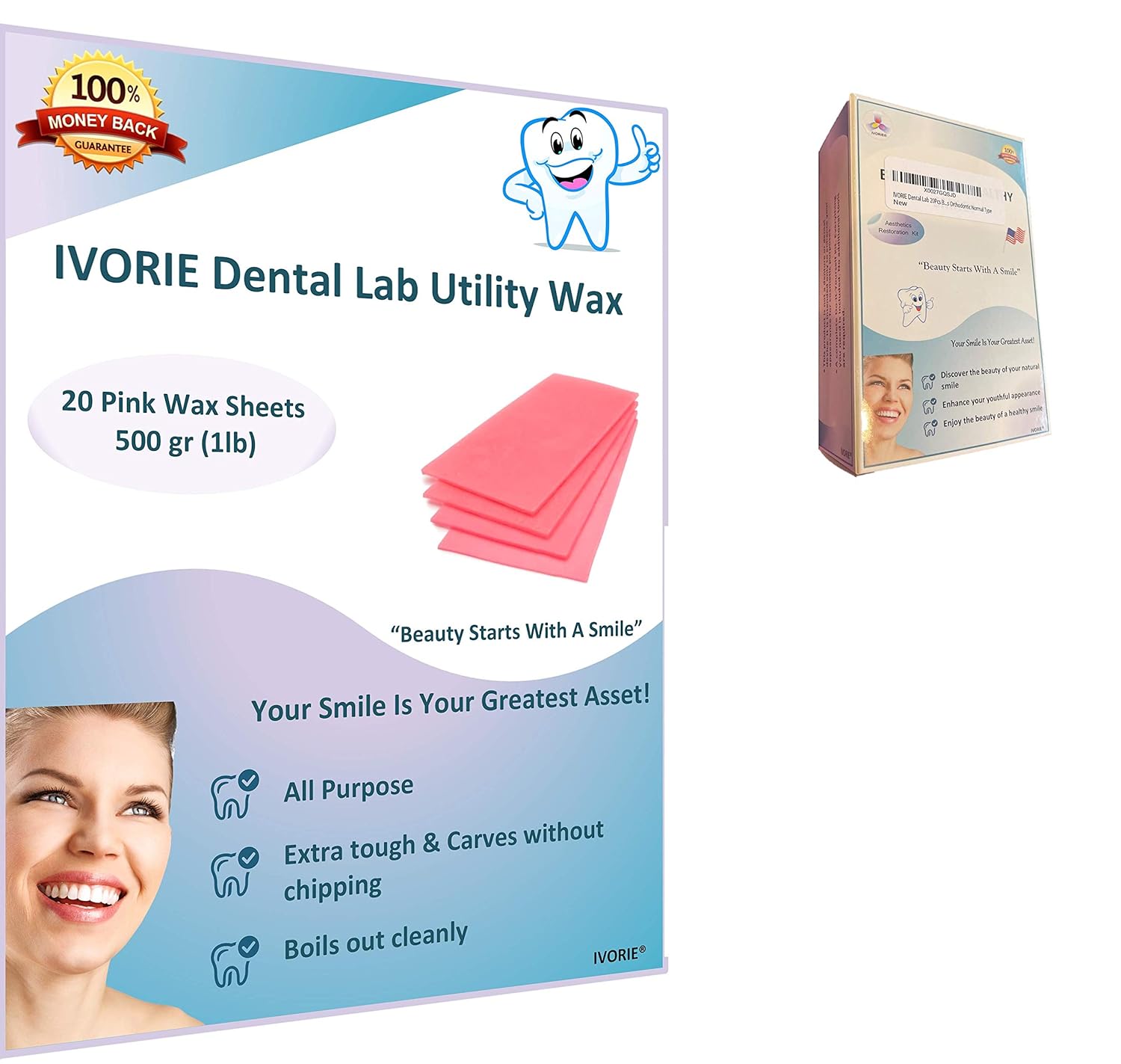 IVORIE Dental Lab 20Pcs Base Plate Utility Wax Australia Ubuy
