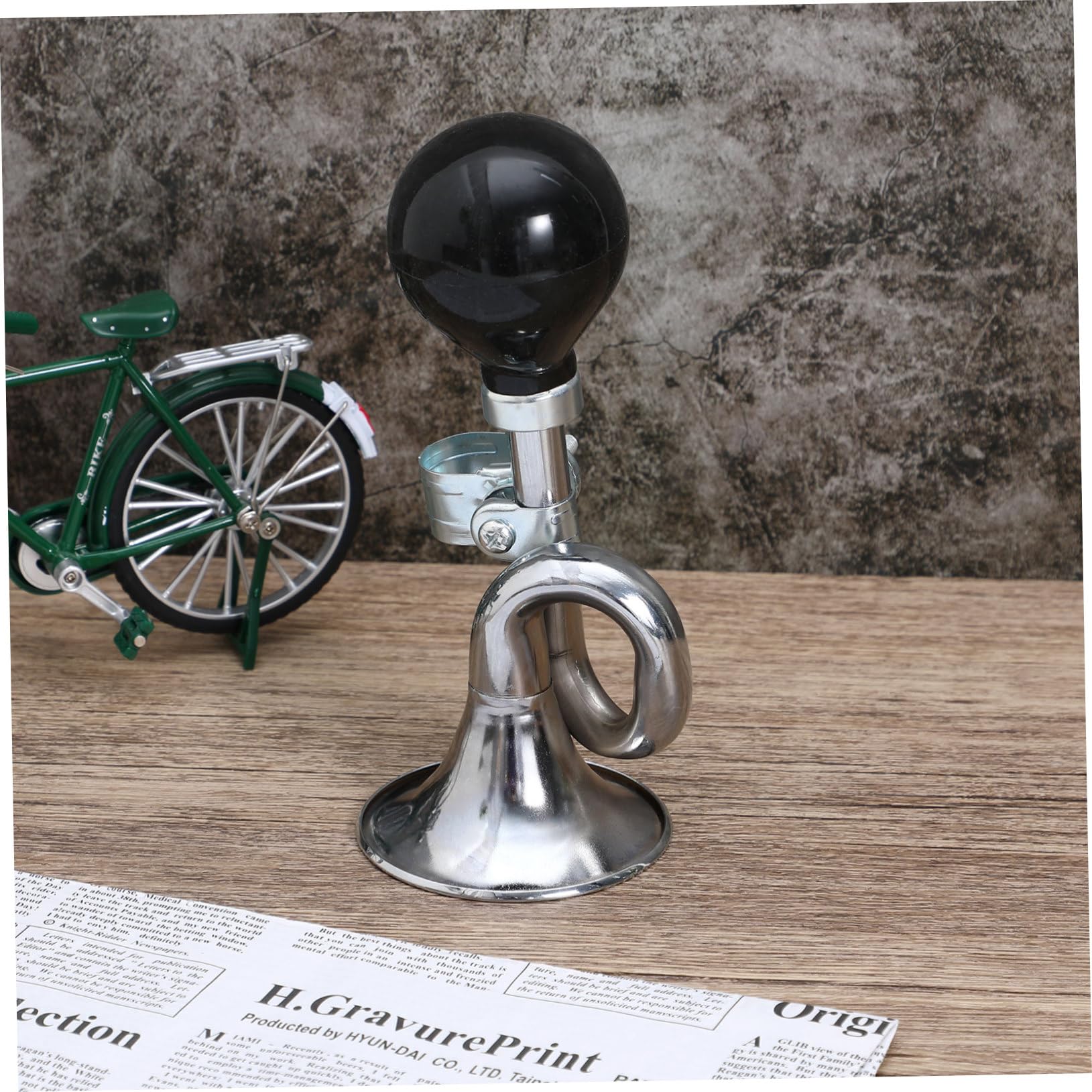 Hemobllo Sonnette De Vélo Le Plus Fort Sonnerie De Vélo Honker Grande Klaxon De Guidon De Vélo Cloche Klaxon Fort pour Vélo Sonnette Vélo Cycle Klaxon De Vélo pour Adultes Silver