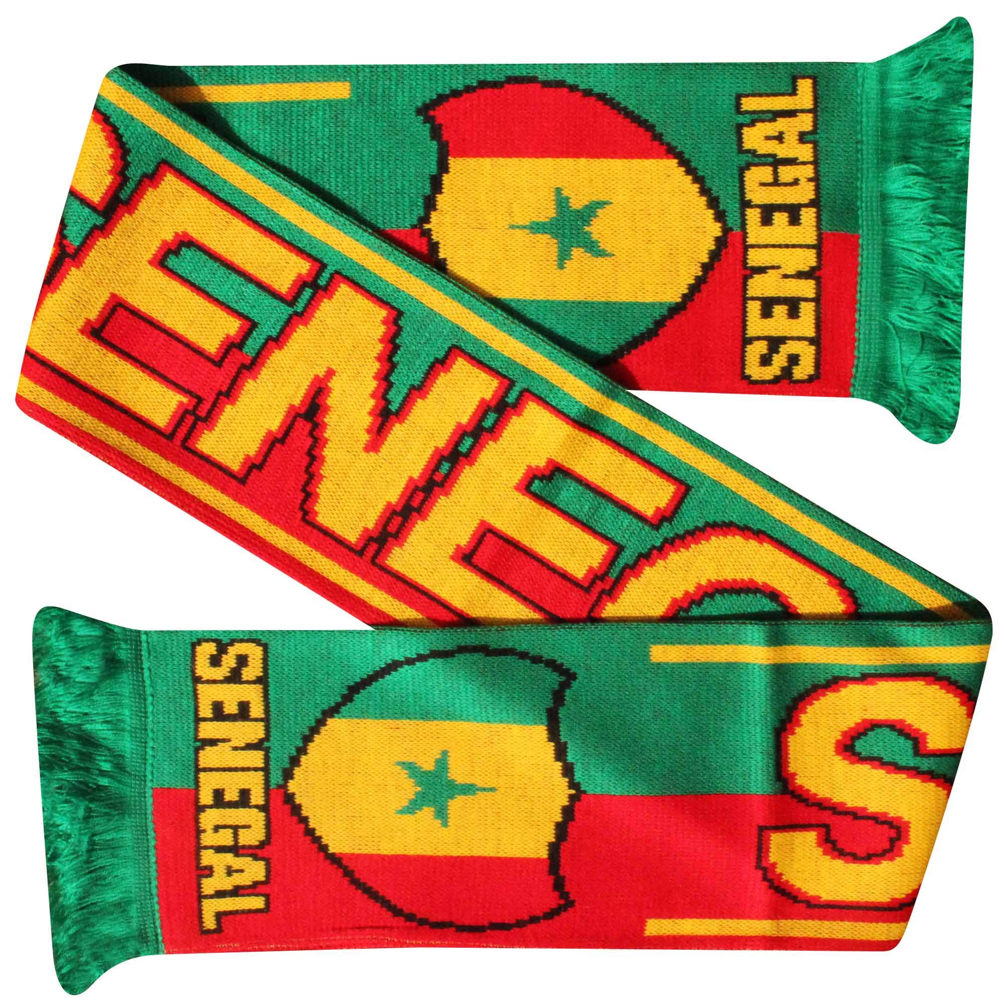 Senegal (Sénégalaise Football Fans World Cup Scarf (100% Acrylic)