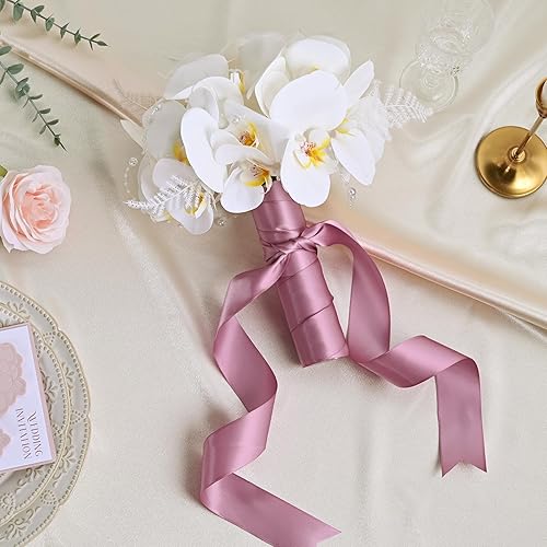 Miniatura 515 de Cinta de satén verde esmeralda de doble cara de 1-1/2 pulgadas x 50 yardas, cinta de poliéster verde esmeralda para envolver regalos, muy adecuada