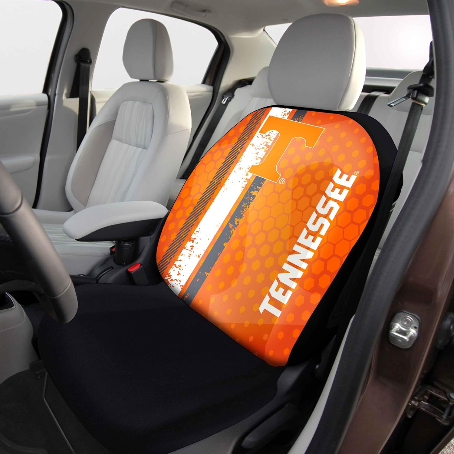 FANMATS University of Tennessee SEATCOVERRALLY-Tennessee Rally Seat Cover - Full Color Vivid Design - 1pc