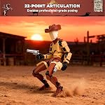 Spartan and Cowboy t13 Action Figure|2-Pack 5.4 inches|Assembly Completed| 3D Printed Dummy 13 Action Figure for Collectors|Lucky 13 Gift for Friends
