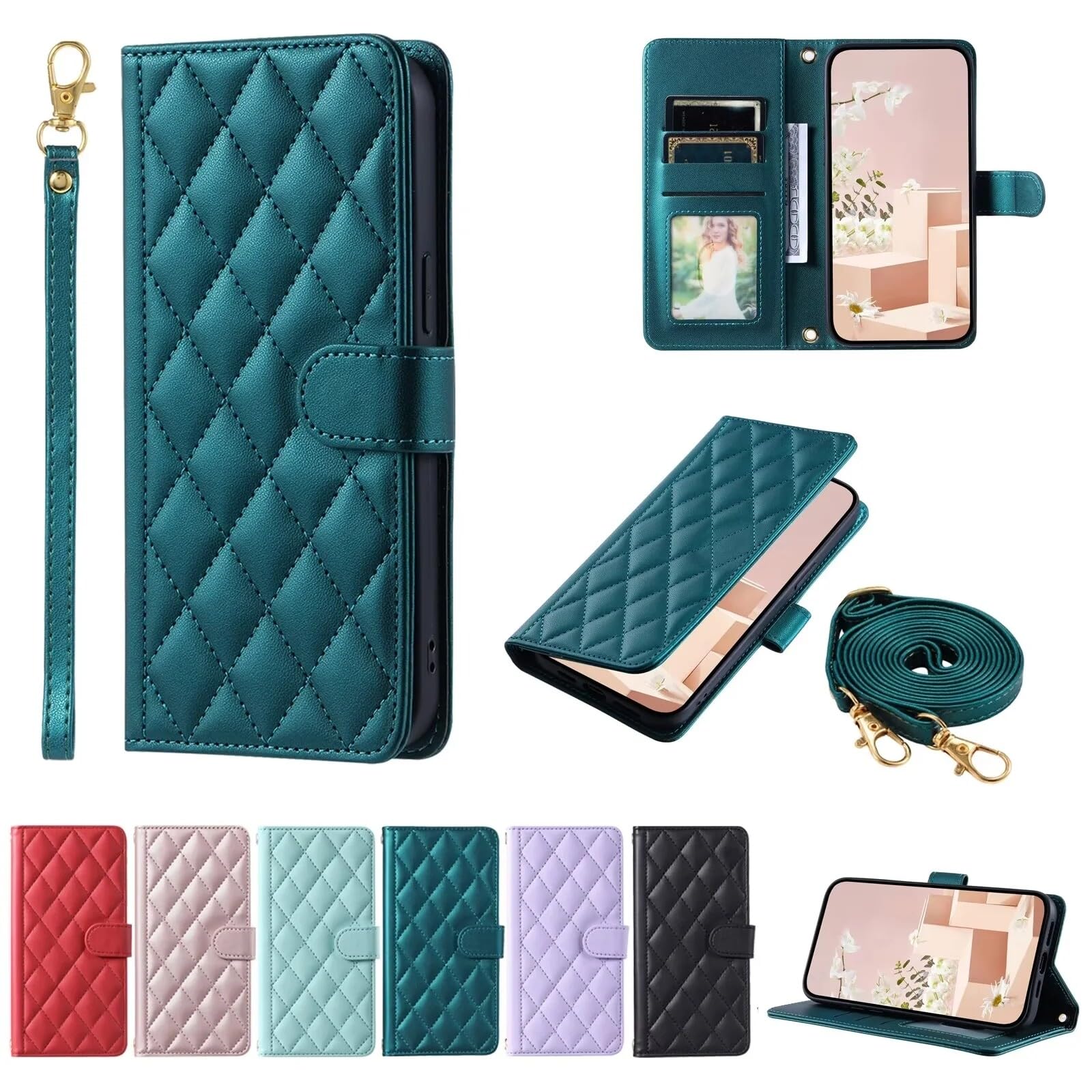 Generic Étui compatible avec Sony Xperia 1 III (couleur : rouge) Étui portefeuille à rabat magnétique en cuir de qualité supérieure