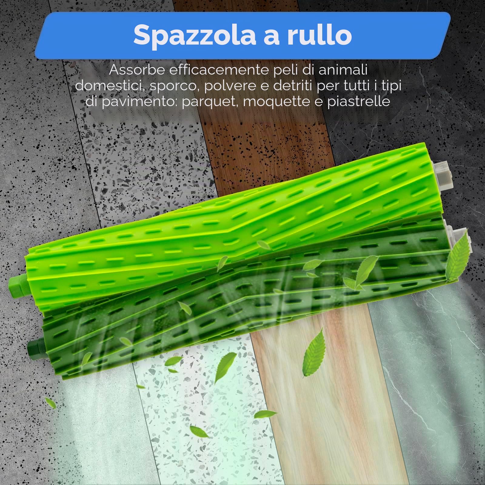(13 pezzi) Max 705 Combo pezzi di ricambio compatibile con iRobot Roomba Max 705 Combo Robot Aspirapolvere, 2 rulli spazzole, 1 rullo tergicristallo, 3 filtri HEPA, 3 sacchetti per la polvere, 4