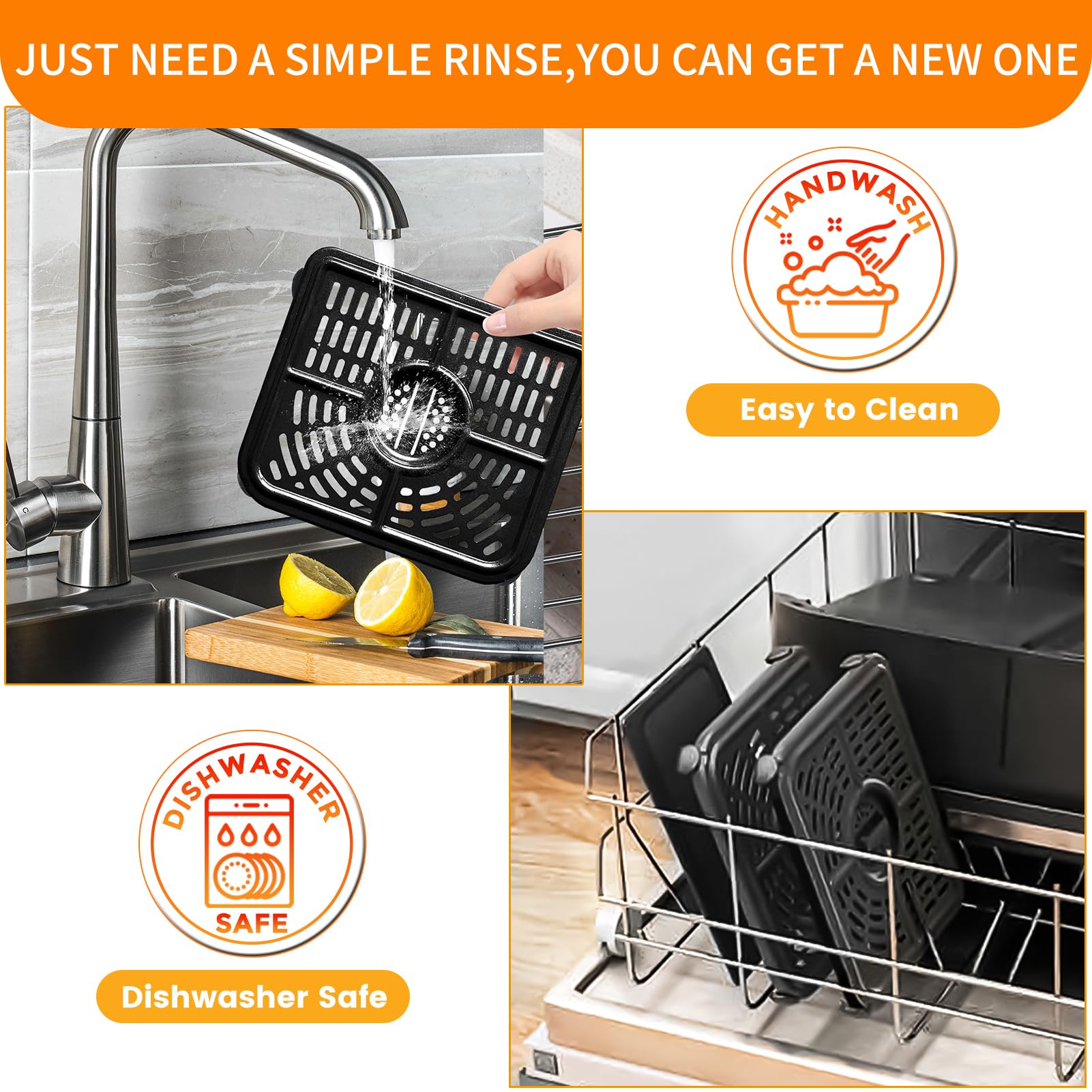 Pièces de rechange pour friteuse à air Ninja Foodi FlexDrawer Dual Zone Hot 10,4 l 7 en 1 AF500EUCP 6 en 1 6 l AF550EU, 2 accessoires pour friteuse à air comprimé
