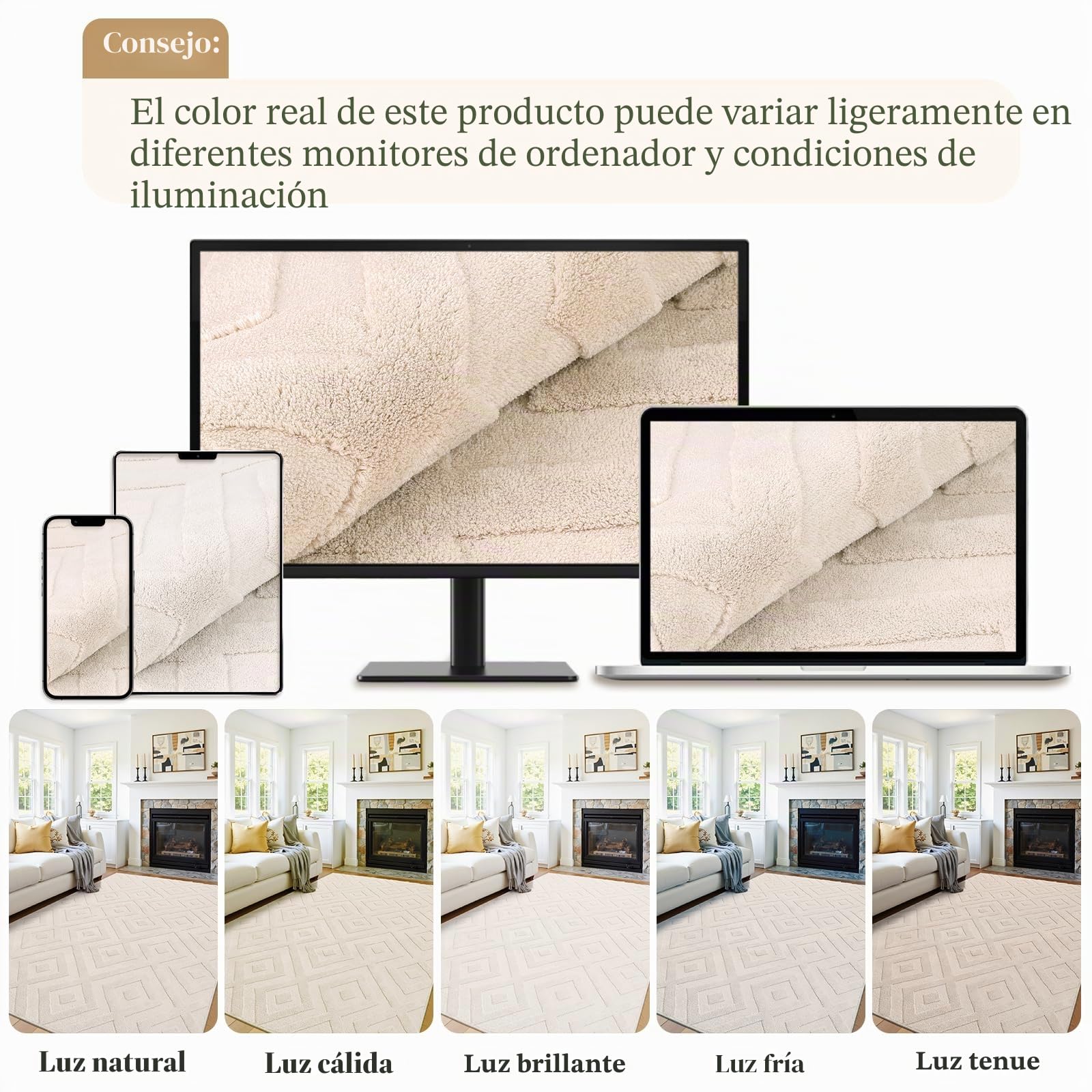 Enyhom Alfombra Salon Lavable a Máquina 140 x 200 cm, Grande Suave Alfombra Habitacion Geométrica Alfombra Dormitorio Moderno Resistente a Las Manchas Tapete Quarto Antideslizante Tapetes para Sala
