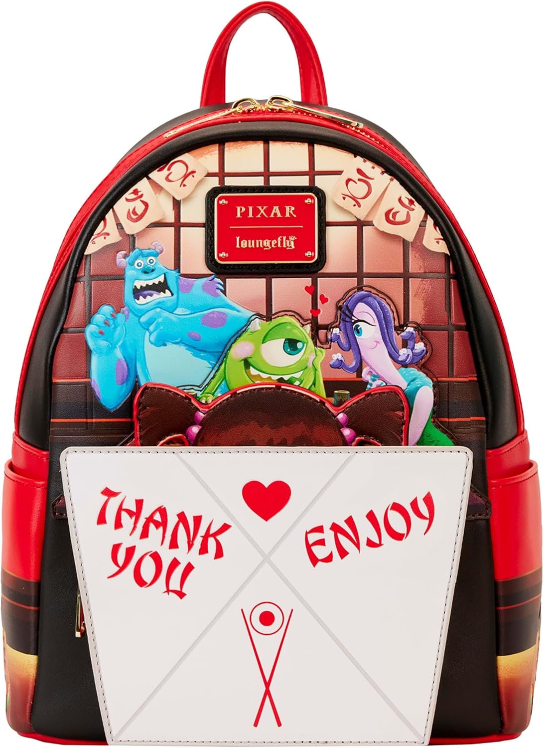 Amazon.com | Loungefly Monsters Inc Boo Takeout Mini