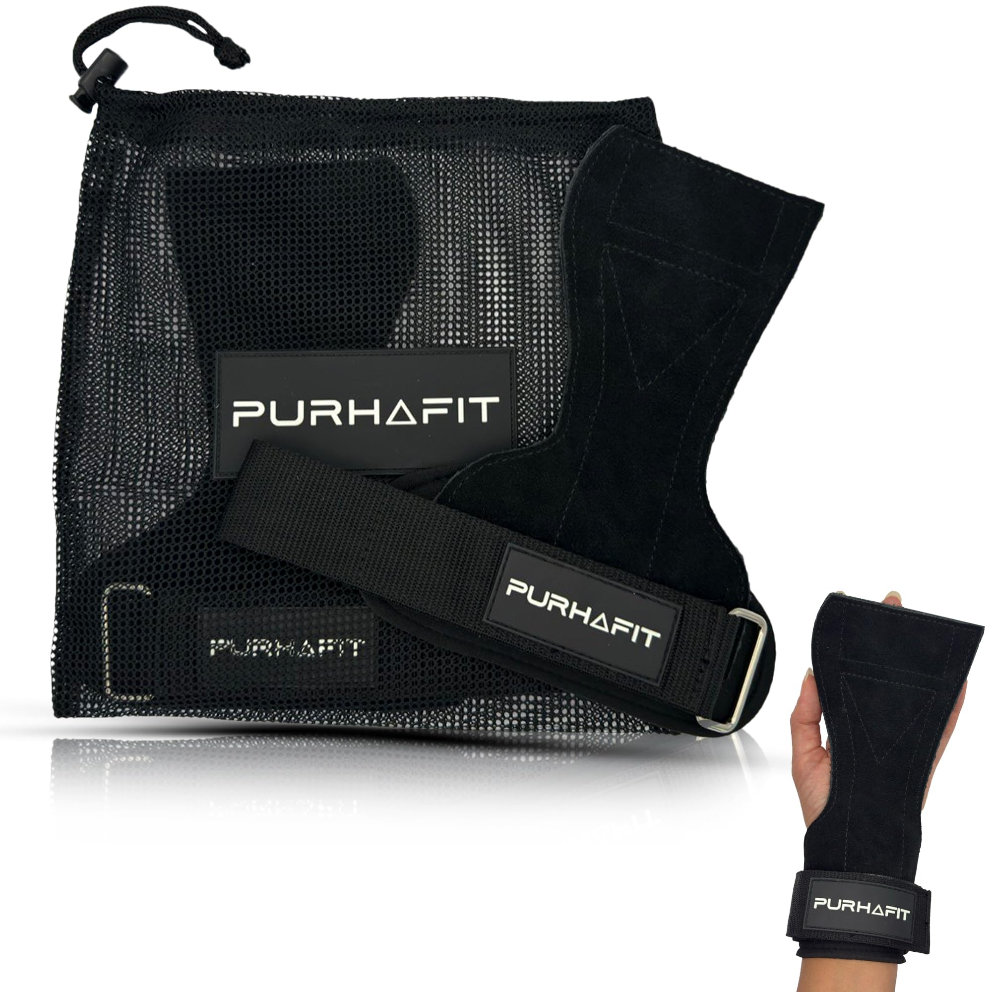 Calleras PurhaGrip | Calleras para Crossfit cómodas y Resistentes | Protección Superior y Ajuste anatómico para Mujer y Hombre en Entrenamientos de Fuerza y Alta Intensidad