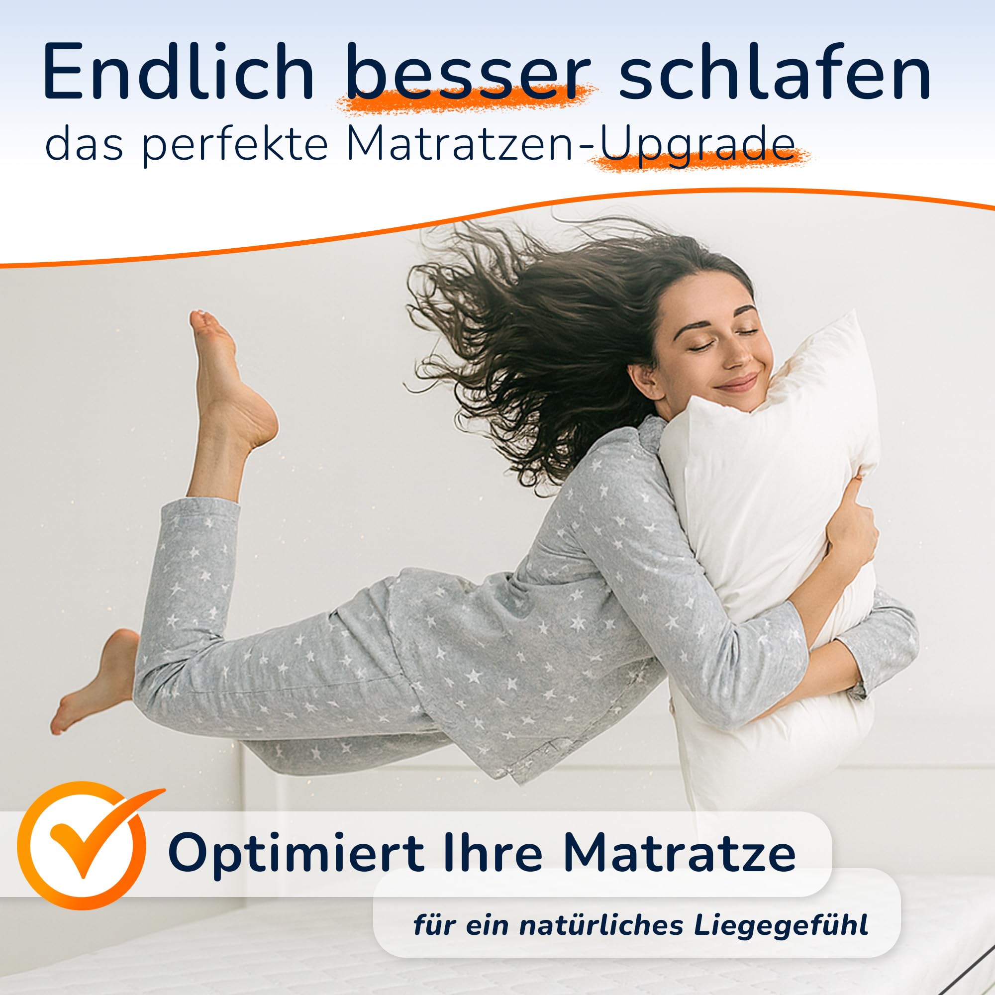 MSS e.K. Kaltschaum-Matratzentopper 200 x 200 cm - 10 cm Dicke Matratzenauflage | Matratzenschoner | Designed und produziert in Deutschland | Oeko-TEX Zertifiziert