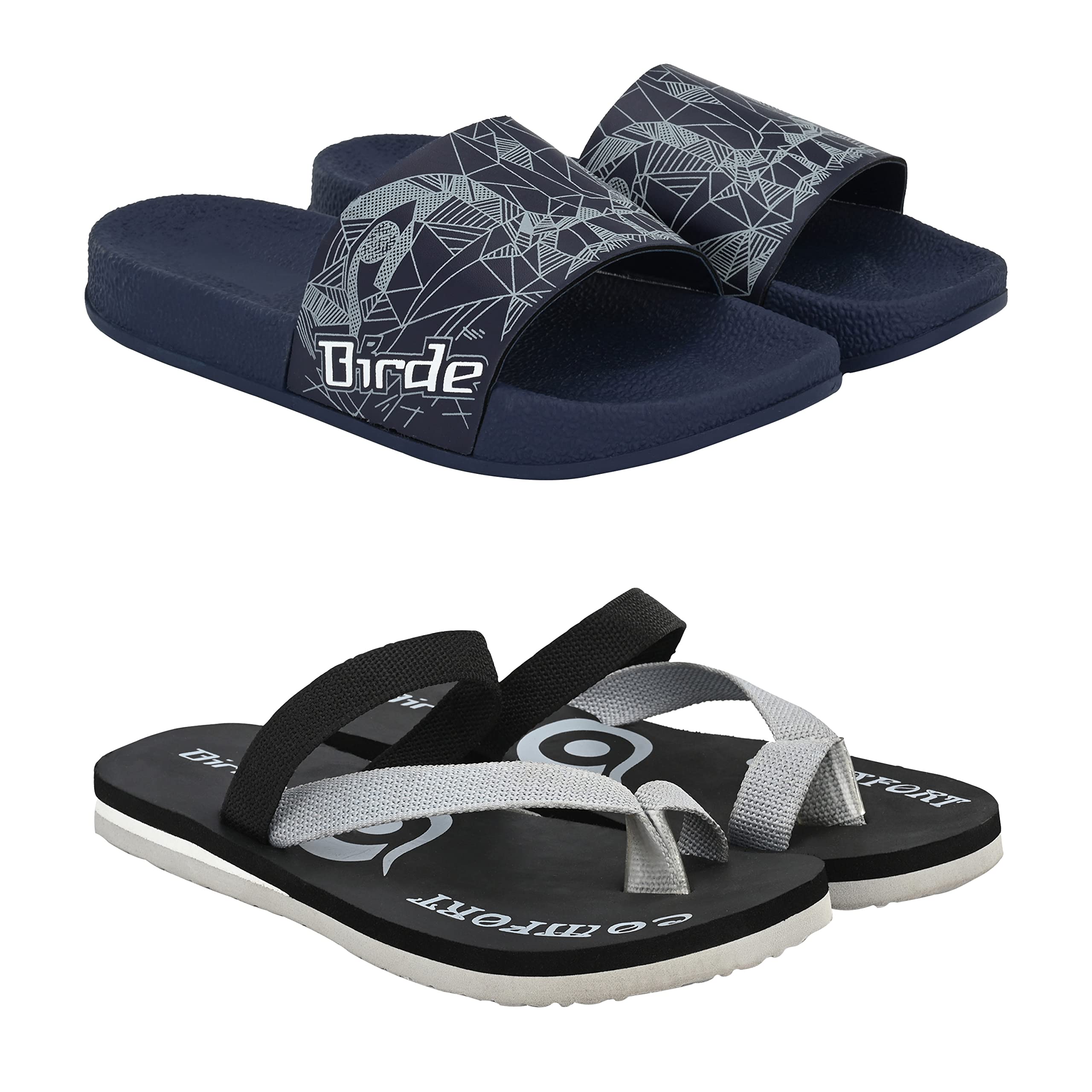 Birde Slippers and Flip Flops For Men Combo Pack of 2 - BRD-737-BRD-571_8 (B0B59KB7BZ) Amazon Price History, Amazon Price Tracker