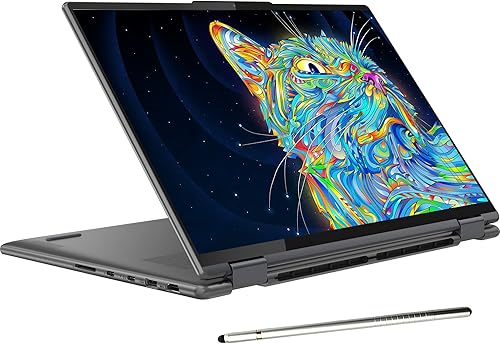 Lenovo Yoga 7i - Laptop 2 en 1 con pantalla táctil 2.5K de 16 pulgadas, 12 plataforma Intel Evo 12-Core i5-1240P, 8 GB LPDDR5 RAM, 512 GB SSD,