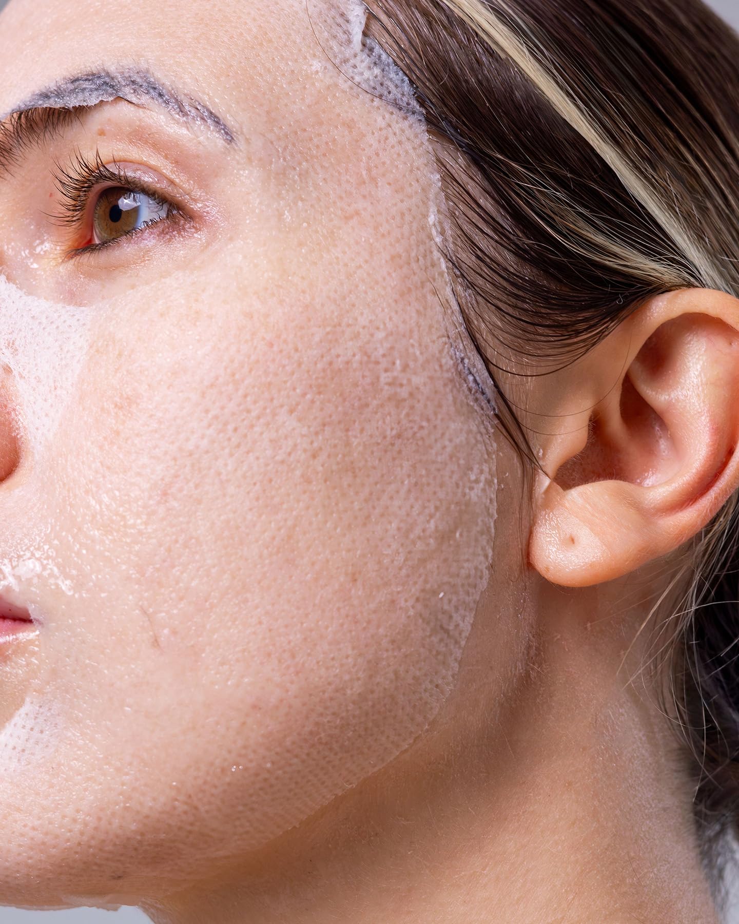 CELL by CELL – Mascarillas de tela 5 uds. Antiarrugas, calmantes e intensamente hidratantes con tecnología Neo-Cell y efecto Glass Skin para todo tipo de pieles y postratamientos - Secret Nude Mask