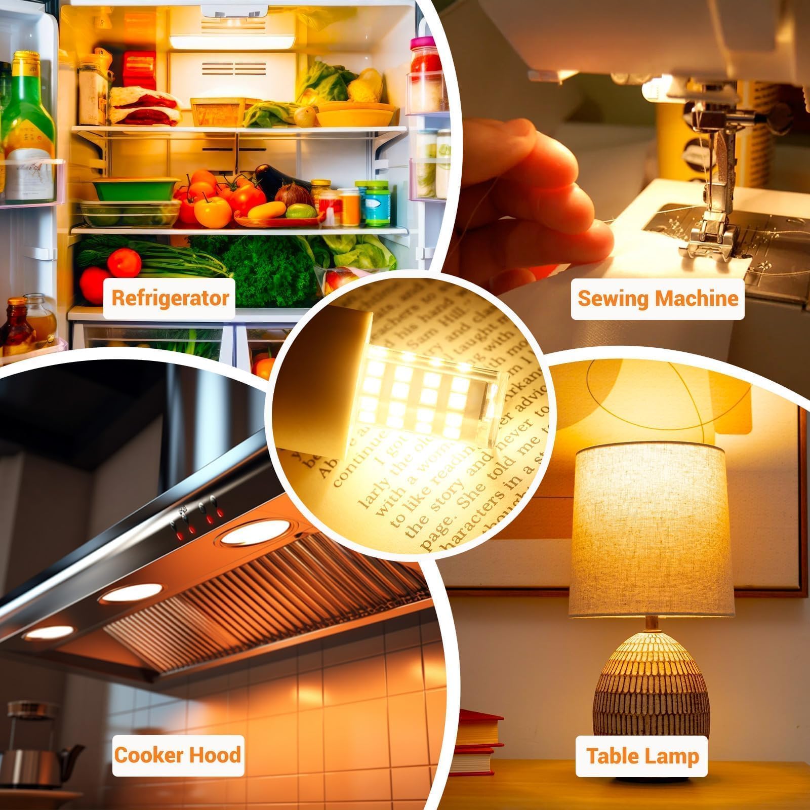 LVWIT 5W Reflecteur Ampoules LED E14 R50, Equivalent à Ampoule Incandescence 50W, 470Lm 6500K Blanc Froid, Non Dimmable, Lot De 6