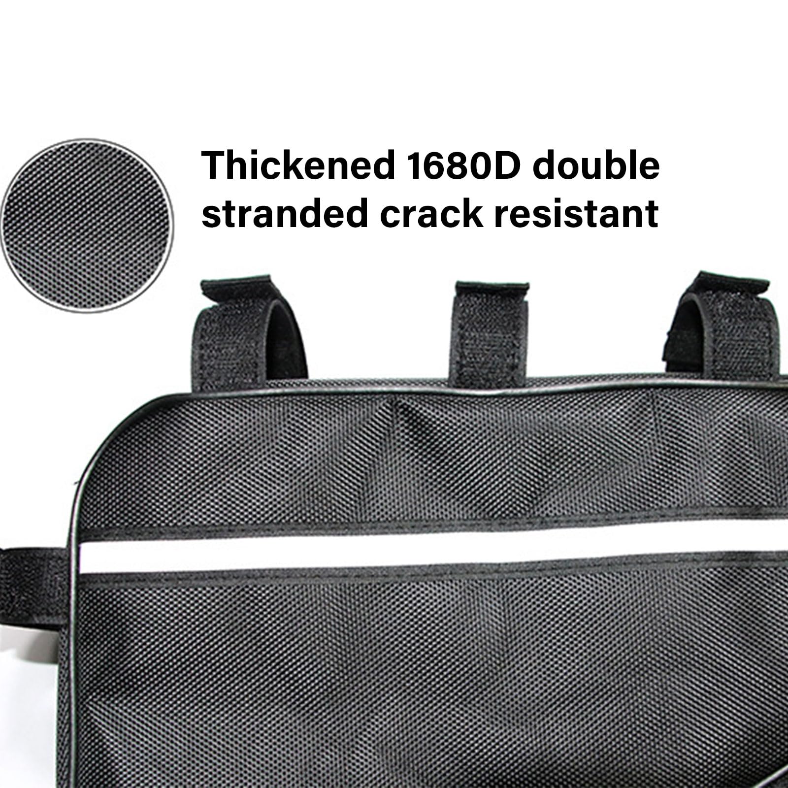 Elektrische Fahrradtasche, dreieckige Batteriepack Organizer, Fahrradrahmentasche, Elektroroller Batteriepack Aufbewahrung, stoßfestes Gehäuse