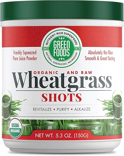 Green Foods Wheat Grass Shot 30SRV ORG, 5.3 onzas disponible en Yaxa Costa Rica