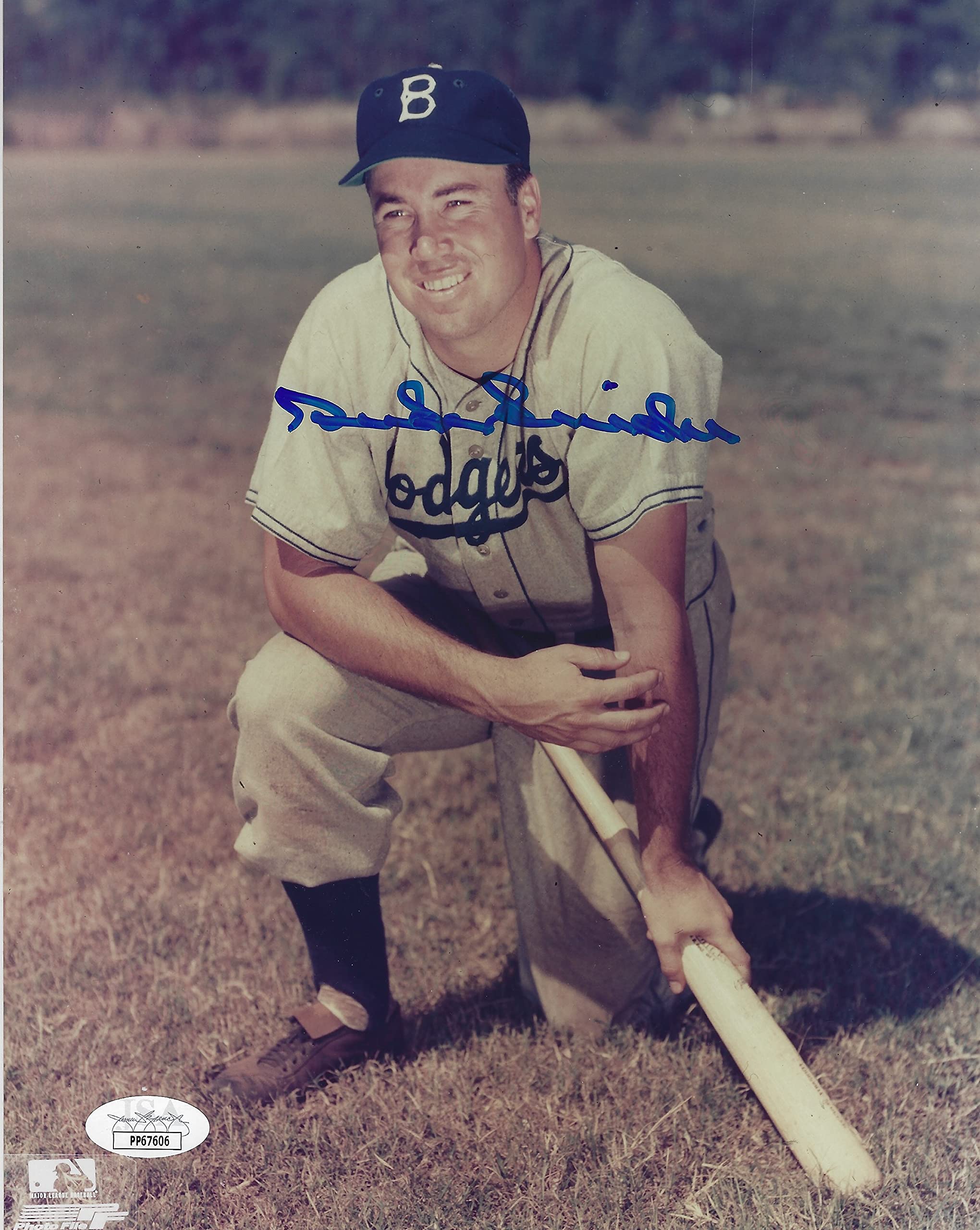 Autographed Duke Snider Brooklyn Dodgers 8x10 Photo