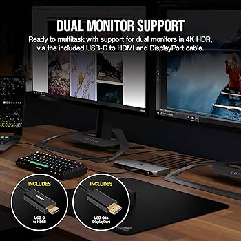 Amazon.com: Corsair TBT200 Thunderbolt™ 4 Dock - Up to 96W