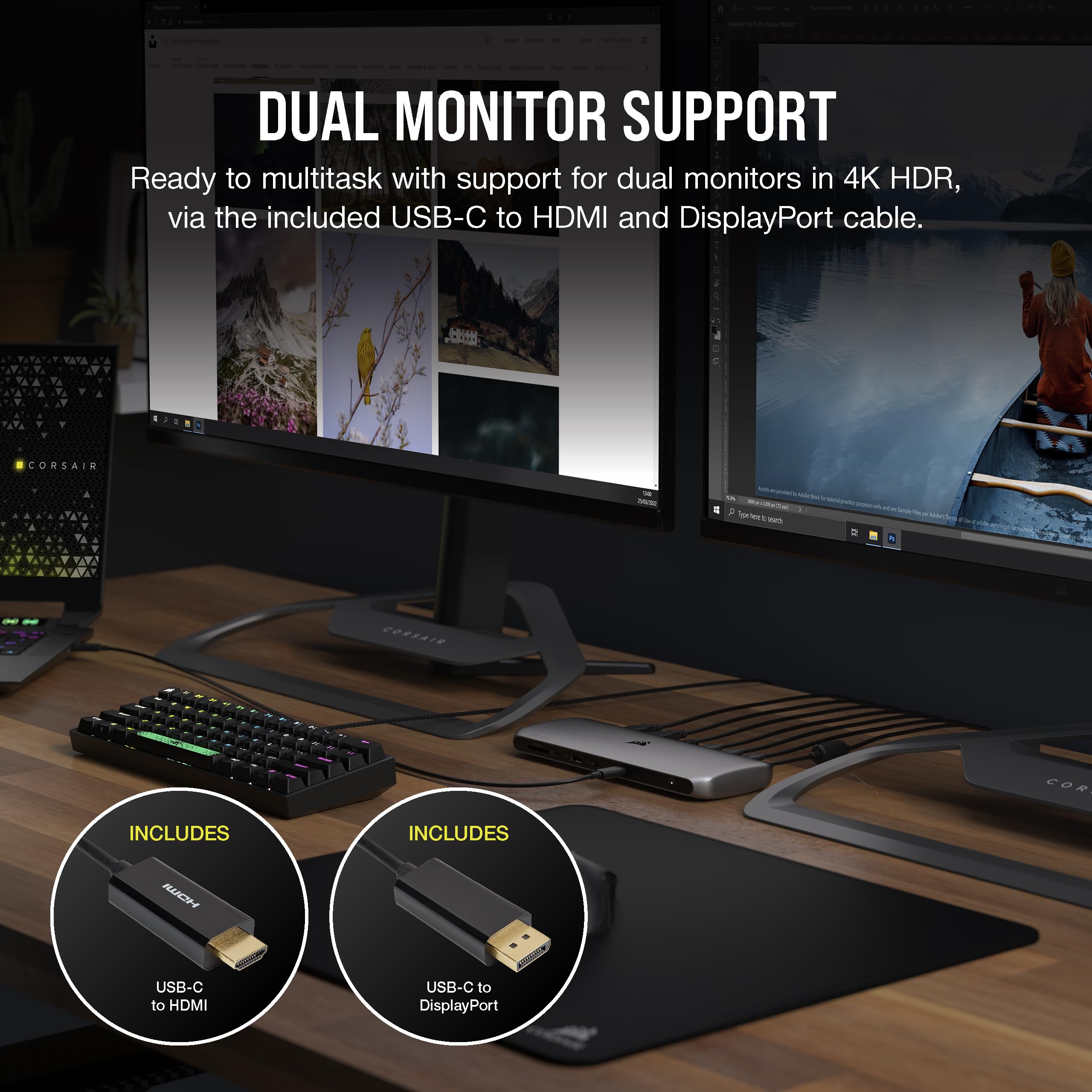 外付けハードディスク・ドライブ CORSAIR TBT200 Thunderbolt 4 Dock Amazon.com: Corsair TBT200 Thunderbolt™ 4 Dock - Up to 96W