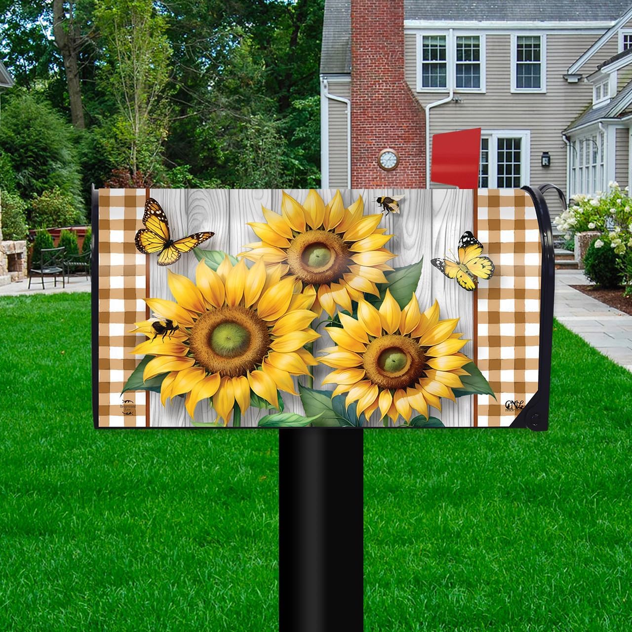 Briarwood Lane Sunflower Duo Mailbox Cover