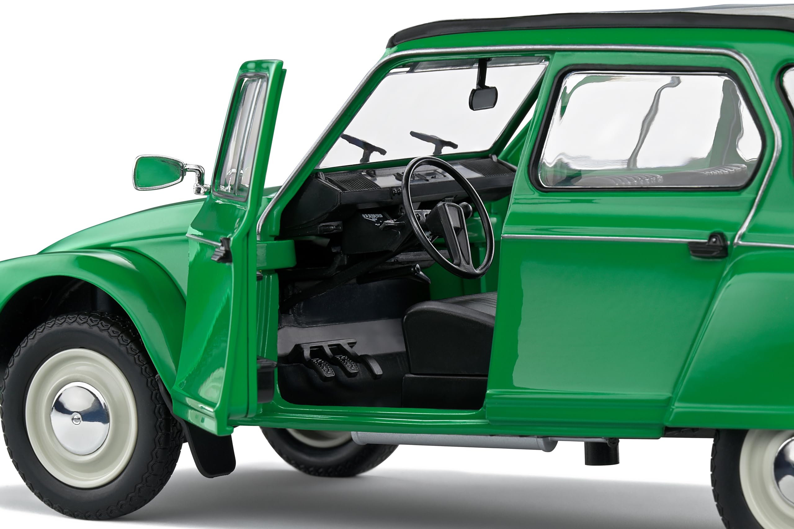 Amazon.com: Solido Model Car Scale 1:18 Citroen Dyane 6 Green