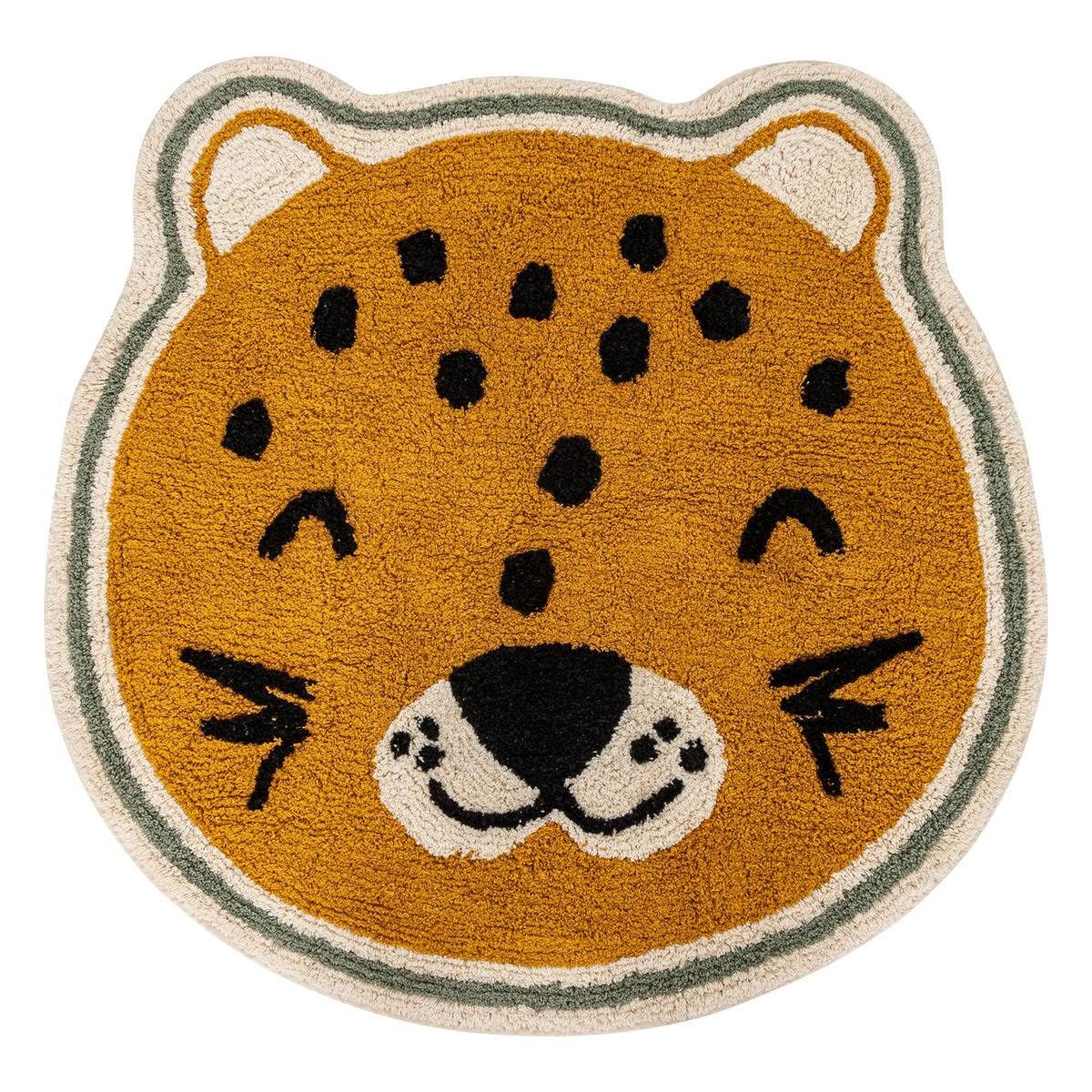 Tapis enfant rond Ø90 cm Léopard - Atmosphera for kids