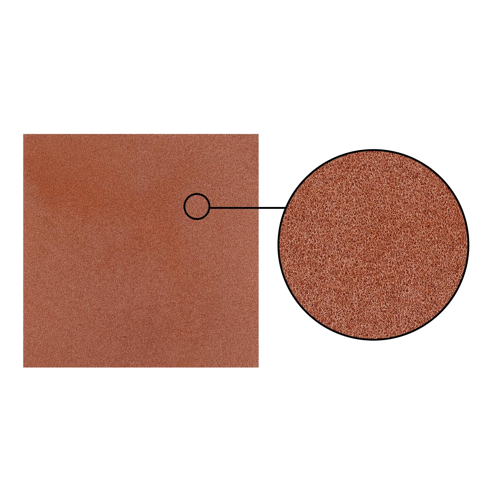 Espuma de Cobre 100x100x2 mm GDMS Material Poroso para Aplicaciones Electroquímicas