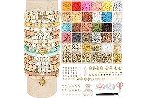 EMUFOOK 4500Pcs Friendship Bracelet Making Kit