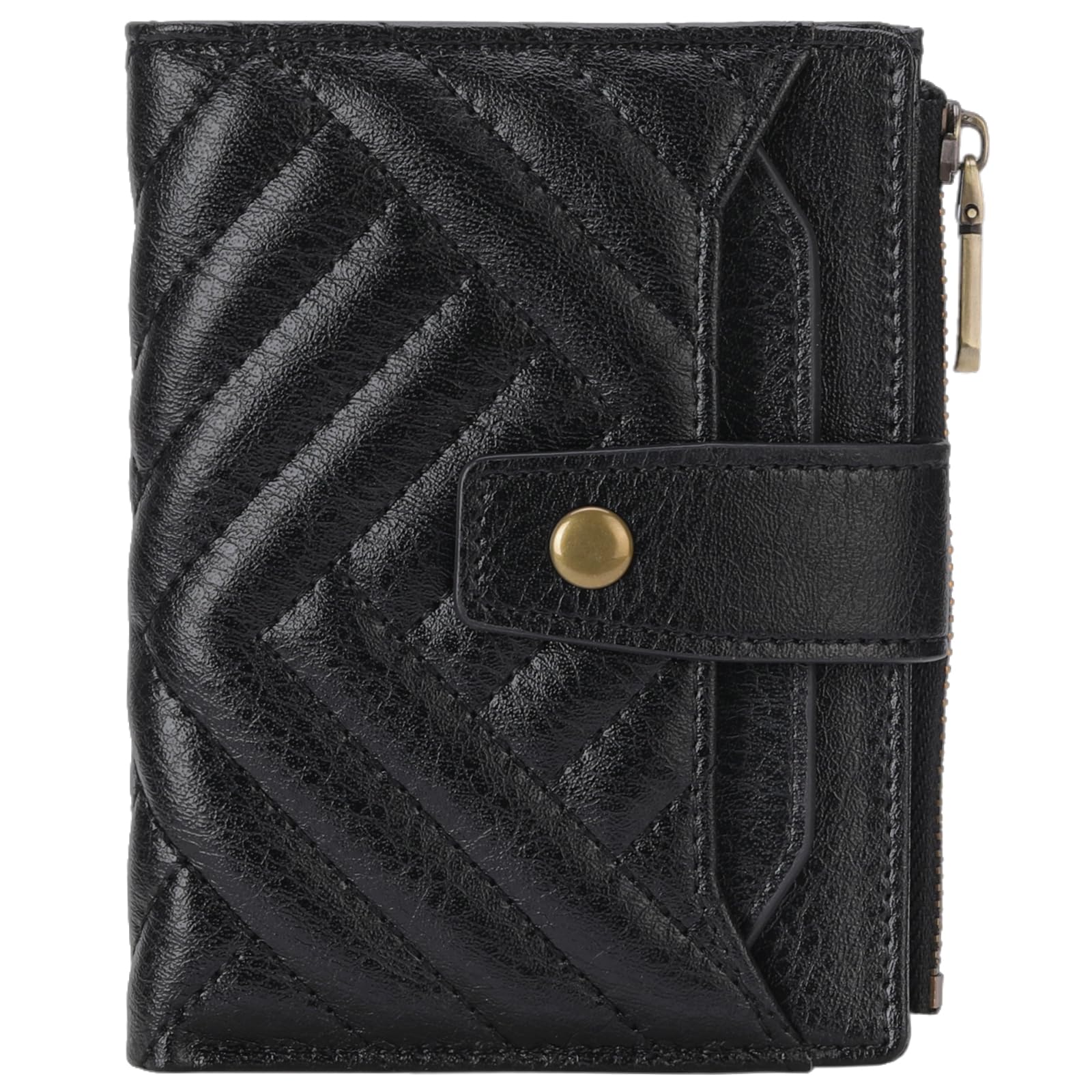 FALAN MULE Geldbeutel Damen Klein, Geldbörse Damen mit RFID Blockierung, Portemonnaie Mini mit Zipper Münzfach, Kleine Brieftasche Geldbörse, Portmonee Klein