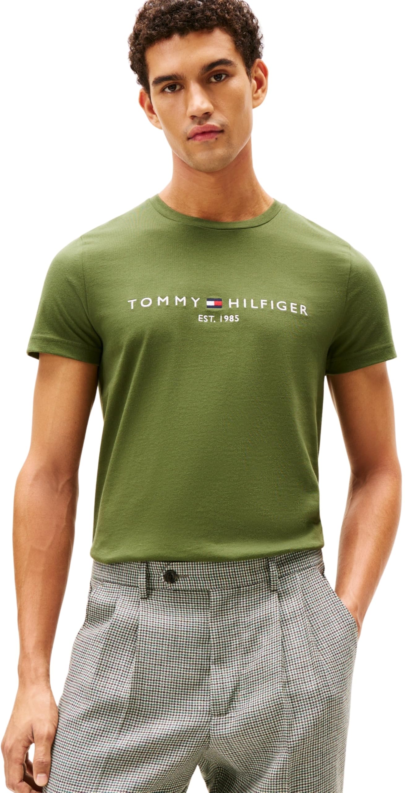 Tommy Hilfiger Short-Sleeved T-Shirt Green Large