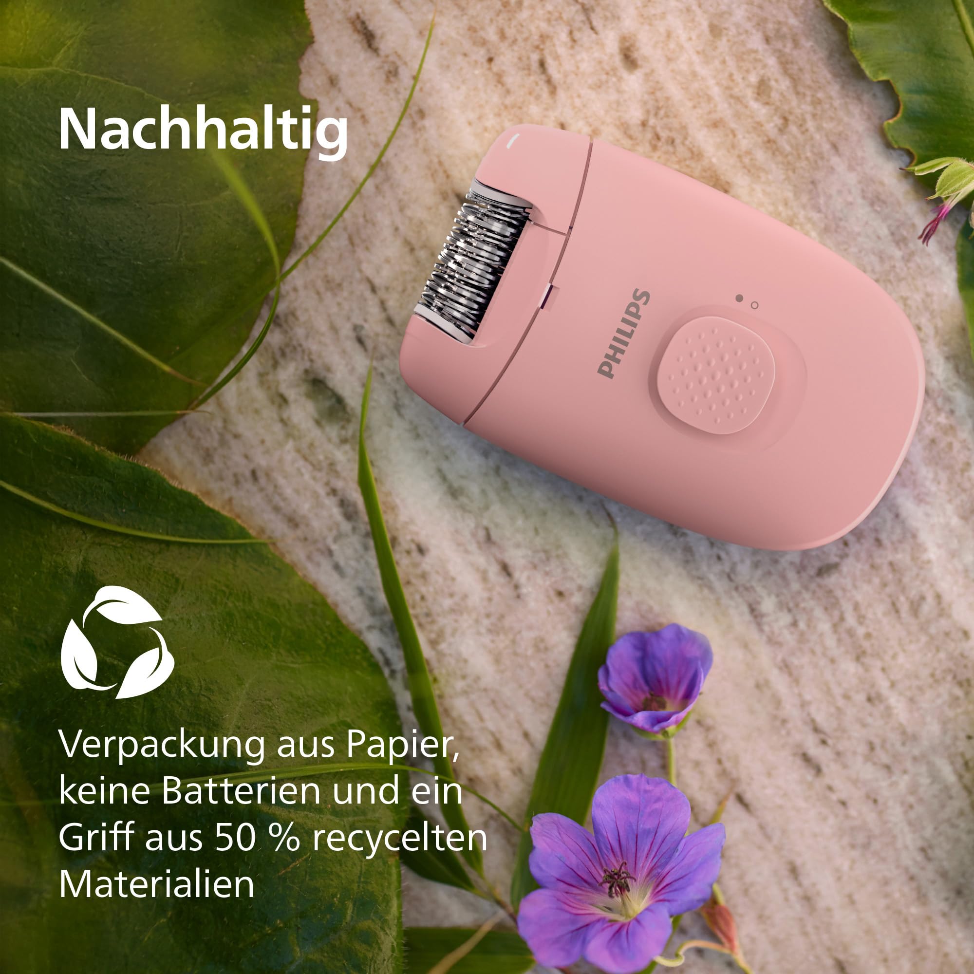 Philips Epilierer Series 2000, kabelgebundener Epilierer, Haarentfernungsgerät, Modell BRE229/00, Schwarz