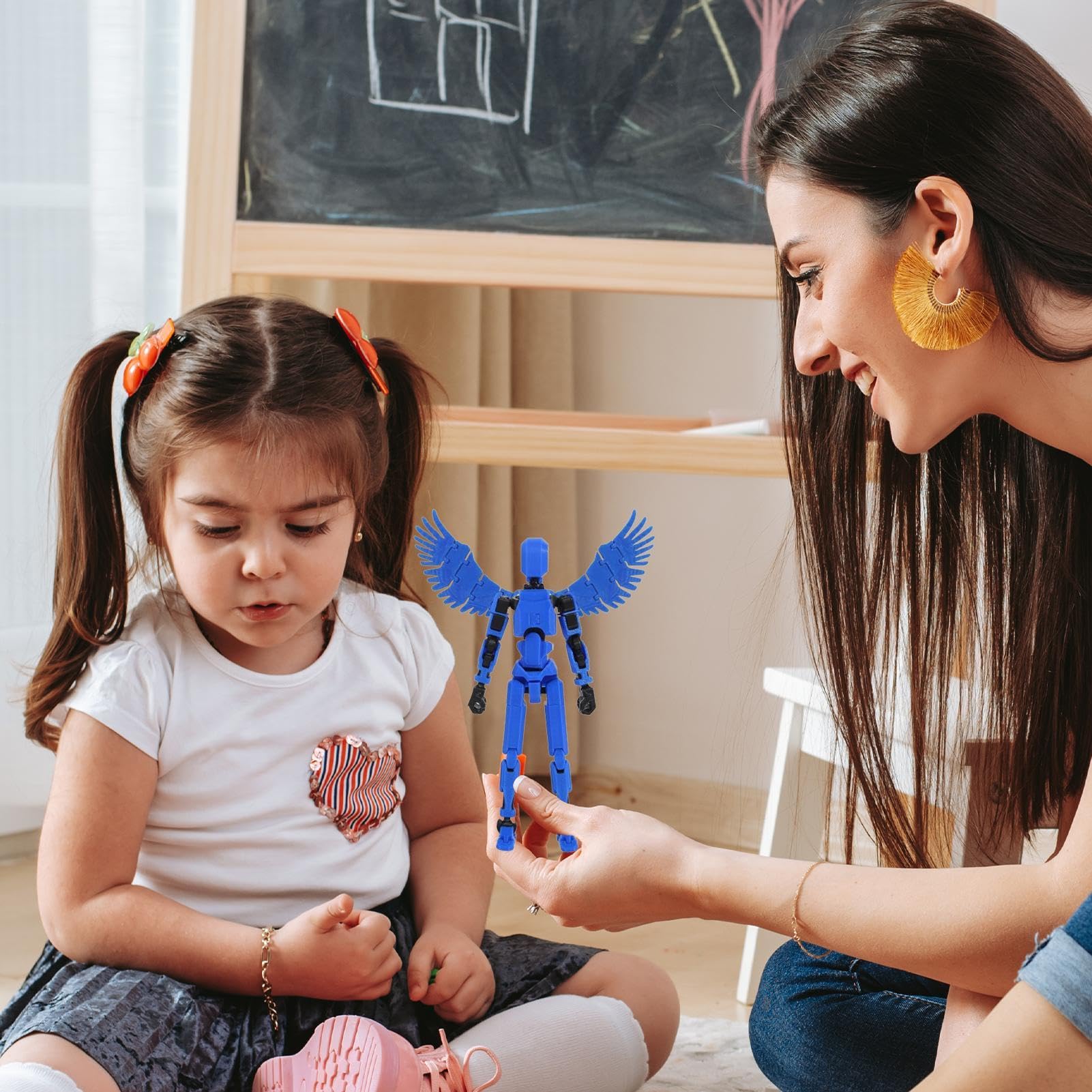 Figura Impresa en 3D, Figura de decoración de Escritorio, Modelos multiarticulados para niños y Adultos, estantería de Noche, coleccionistas, entusiastas de la exhibición