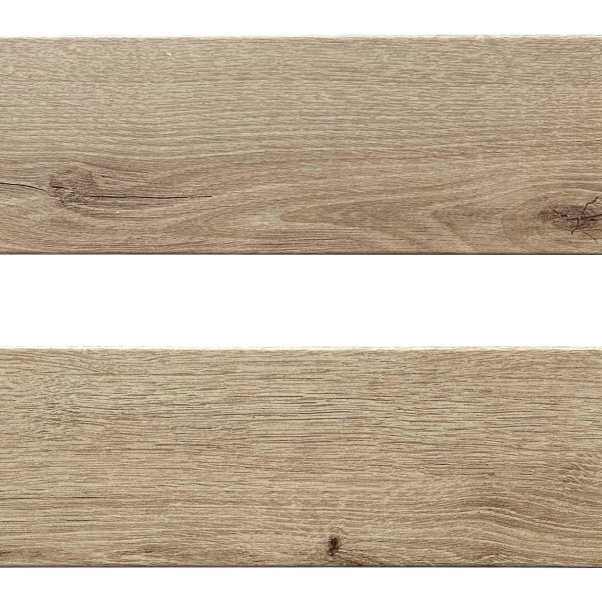 DHOME Testiera in Legno Orizzontale 4 DM con Piedini Riciclata Stile Pallet per Letto Moderno da Camera da Letto Ferramenta Inclusa (Legno Cambrian, 220cm Doppio)